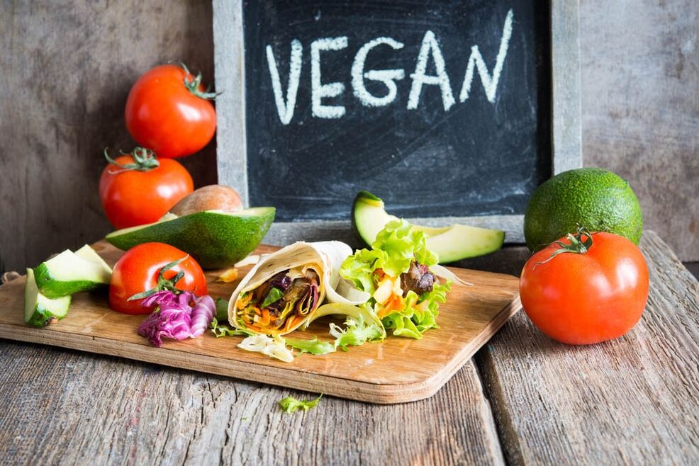 Дюканның вегетариандықтарға арналған принциптеріне сәйкес диеталық тамақтану
